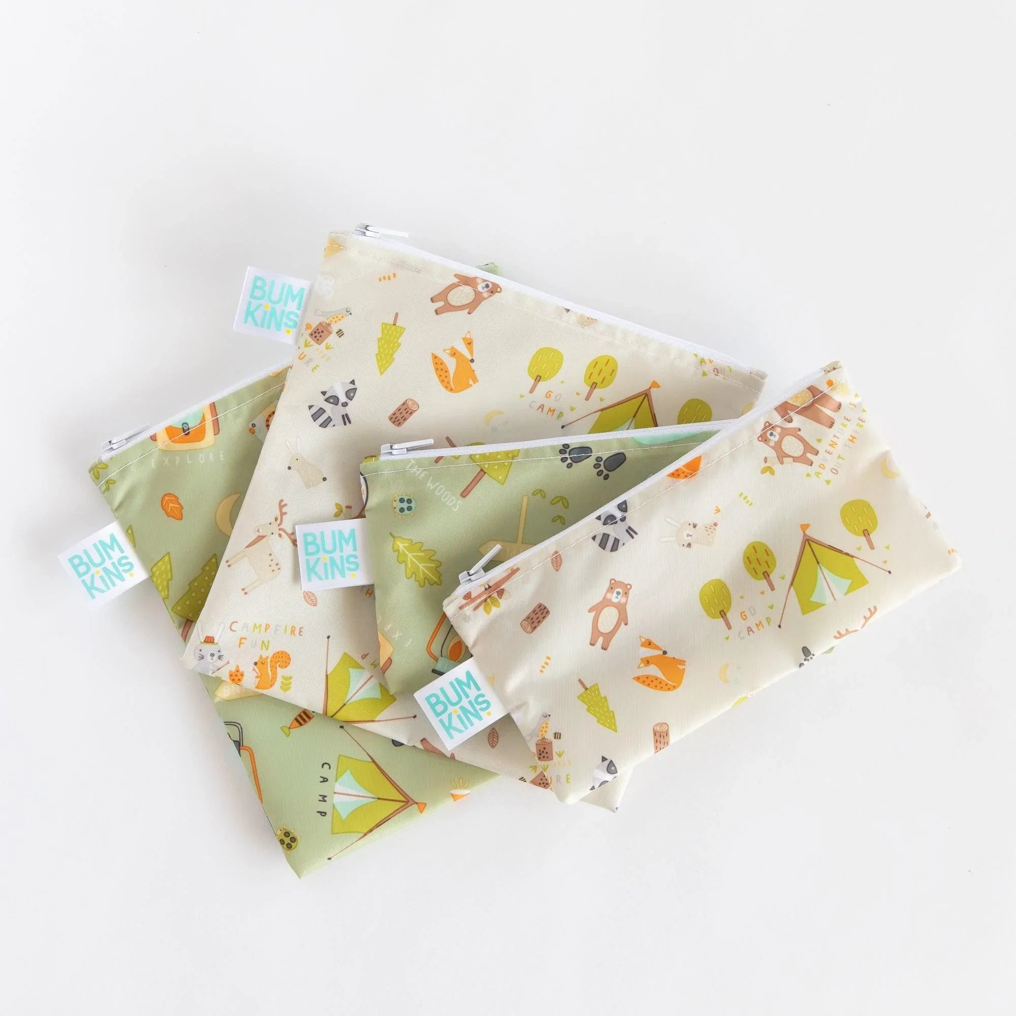 Second Chance (No Original Packaging) - Reusable Snack Bag - Small (2 pack) - Camp Friends & Camp Gear