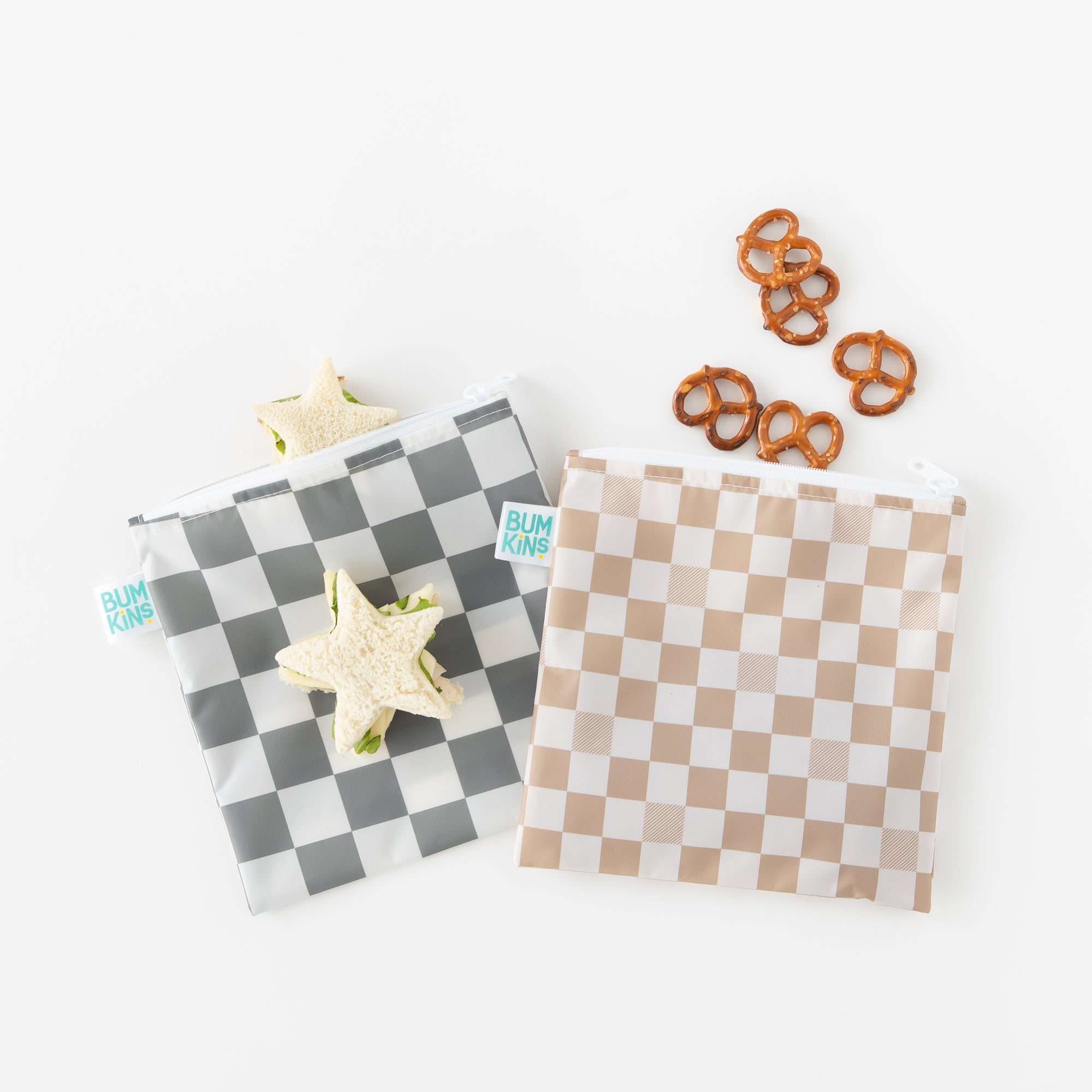 Second chance (no original packaging) - Reusable snack bag - Large (2 pack) - Double Check