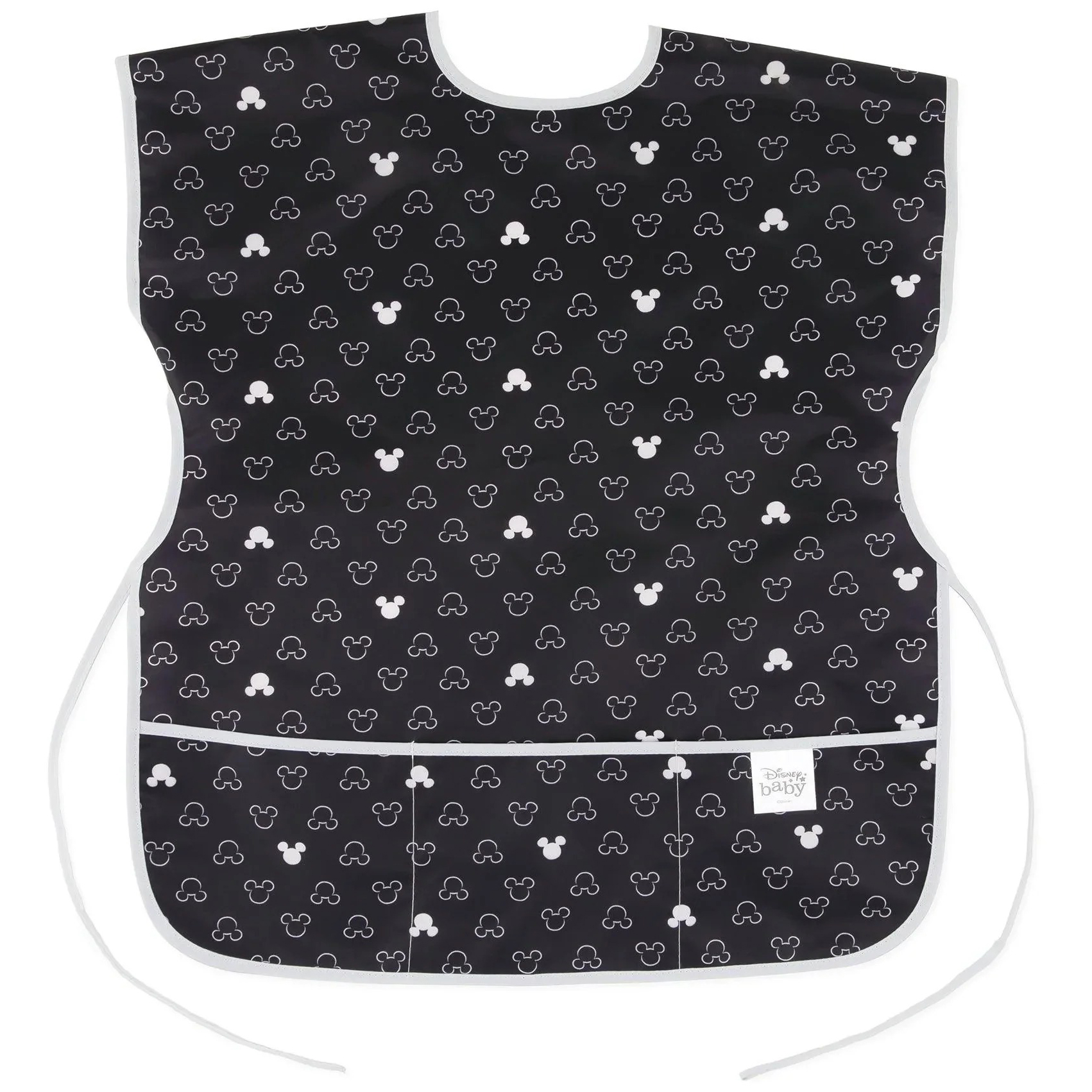 Second chance (no original packaging) - Short-sleeved art smock - Disney Mickey Mouse - Icon Black + White