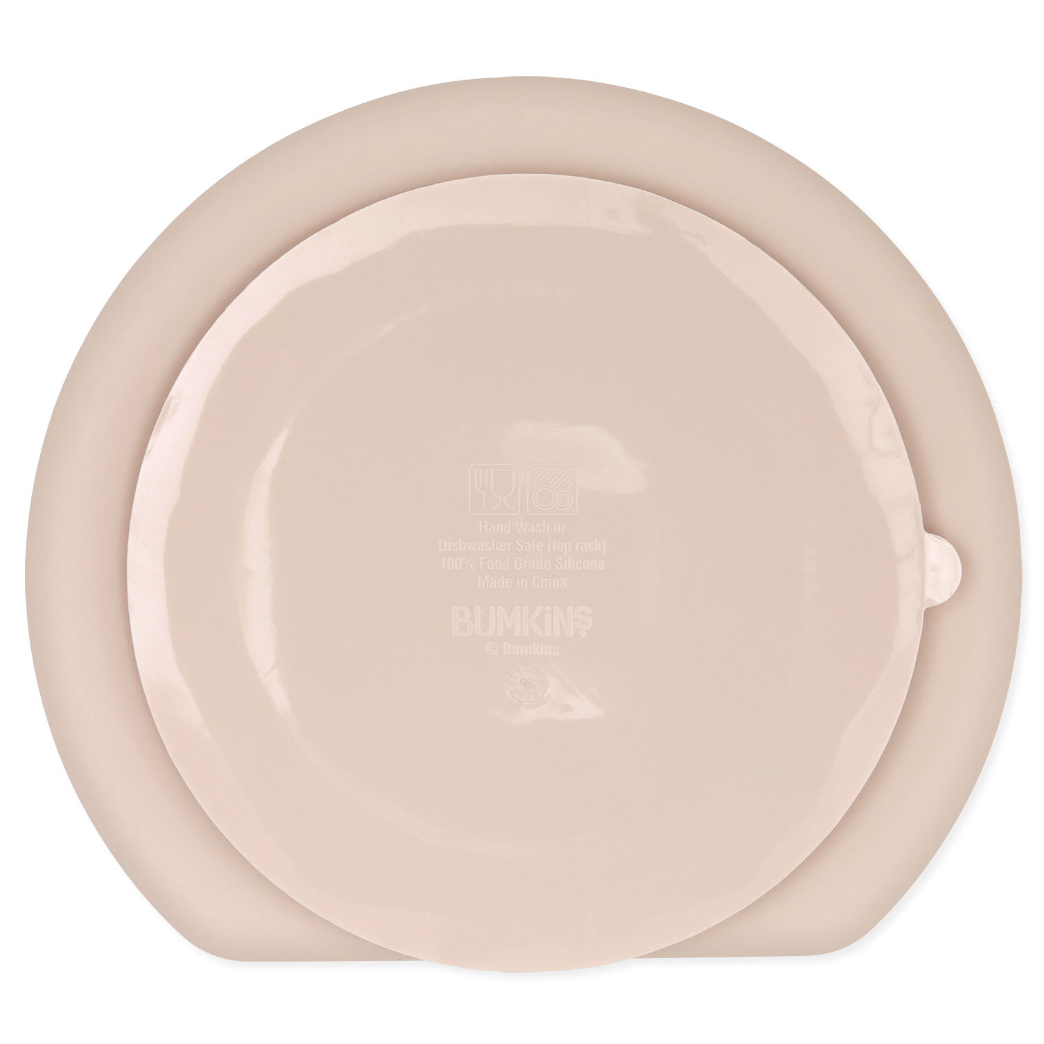 Silicone Grip Dish (3 section) - Sand