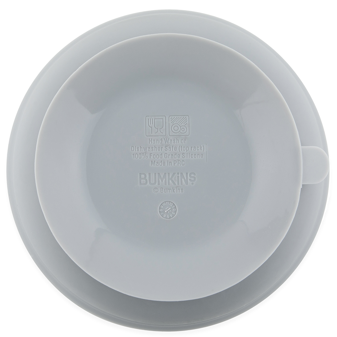 Silicone Grip Bowl - Grey