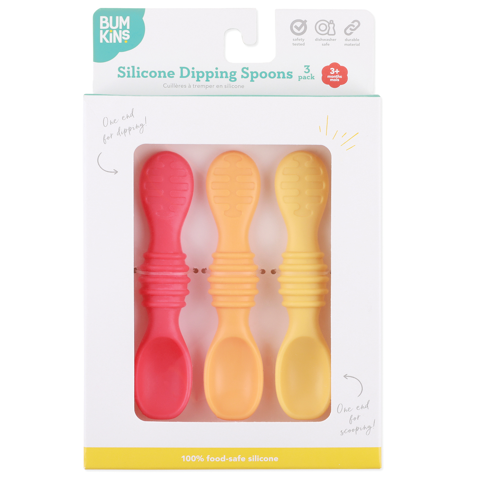 Silicone Dipping Spoons (3 pack) - Tutti-Frutti