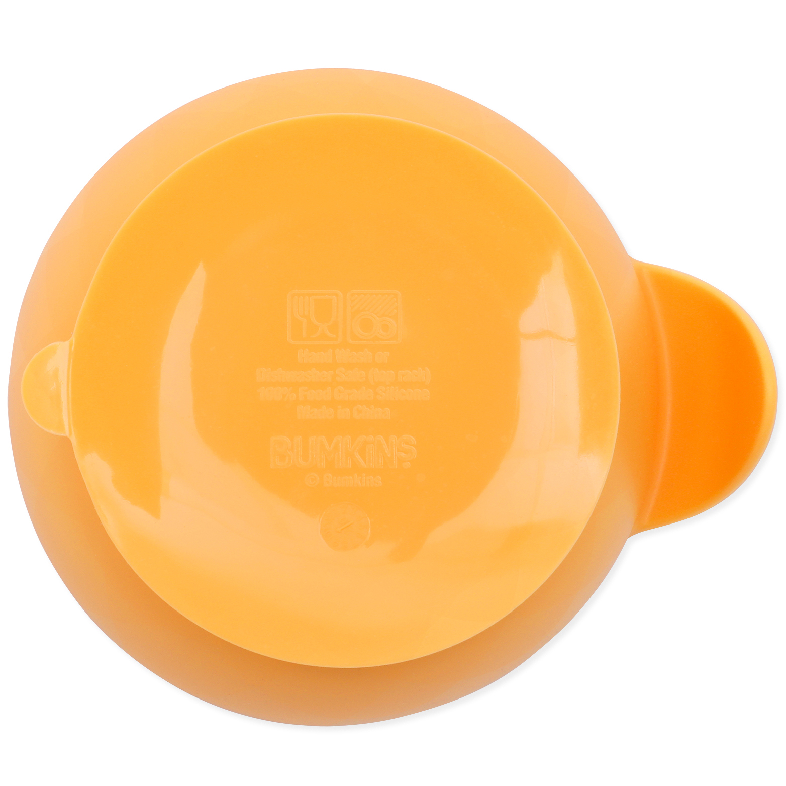Erstes Fütterungsset aus Silikon - Orange