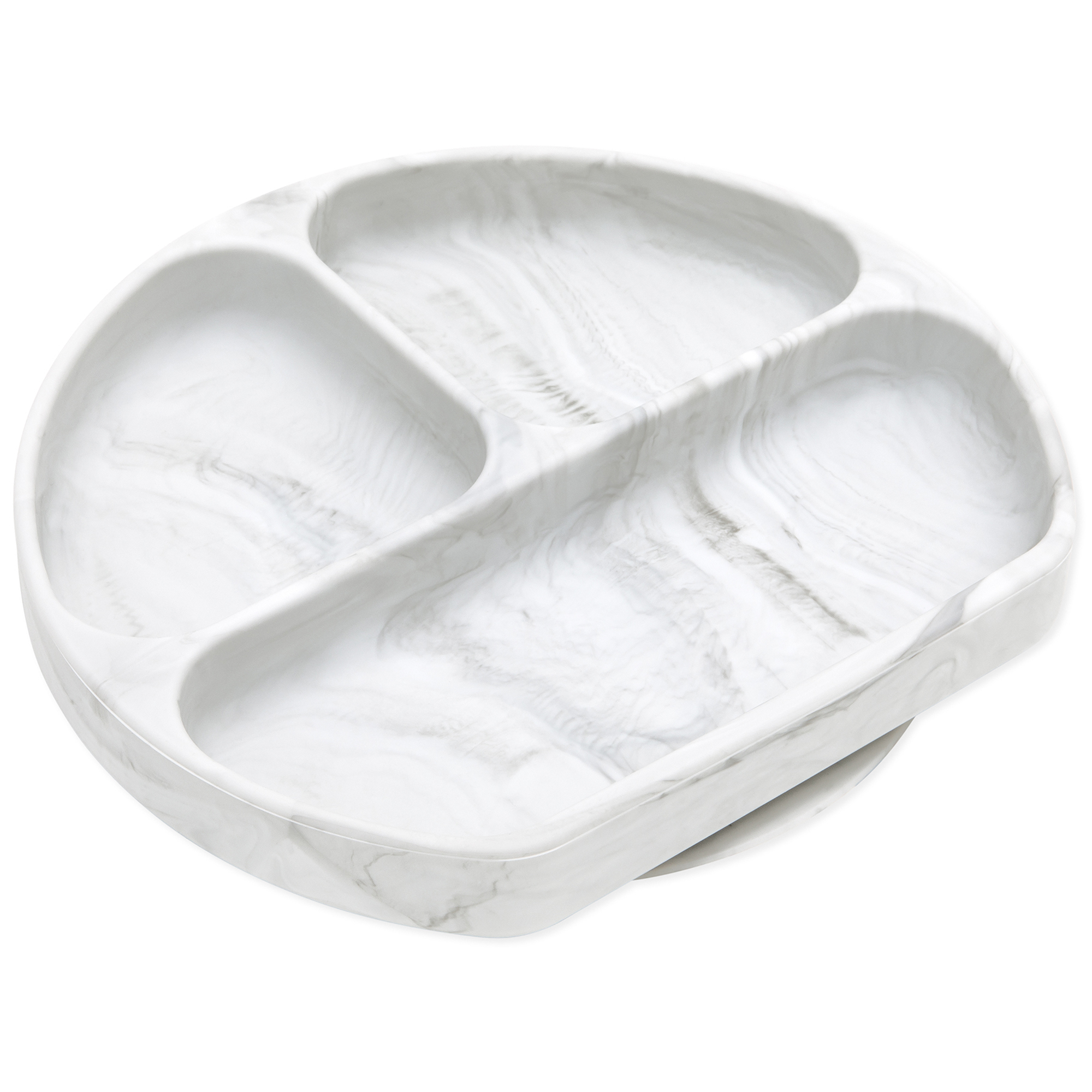 Silicone Grip Dish (3 section)
