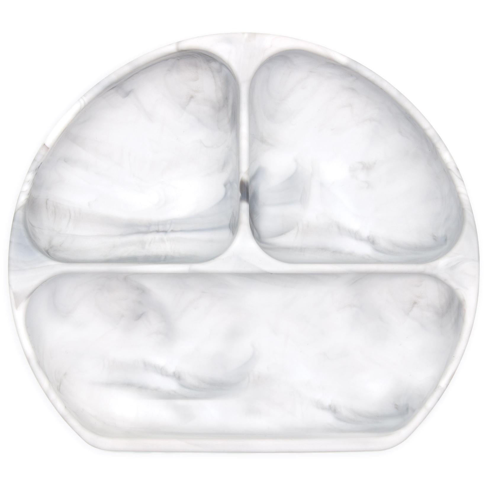 Silicone Grip Dish (3 section)