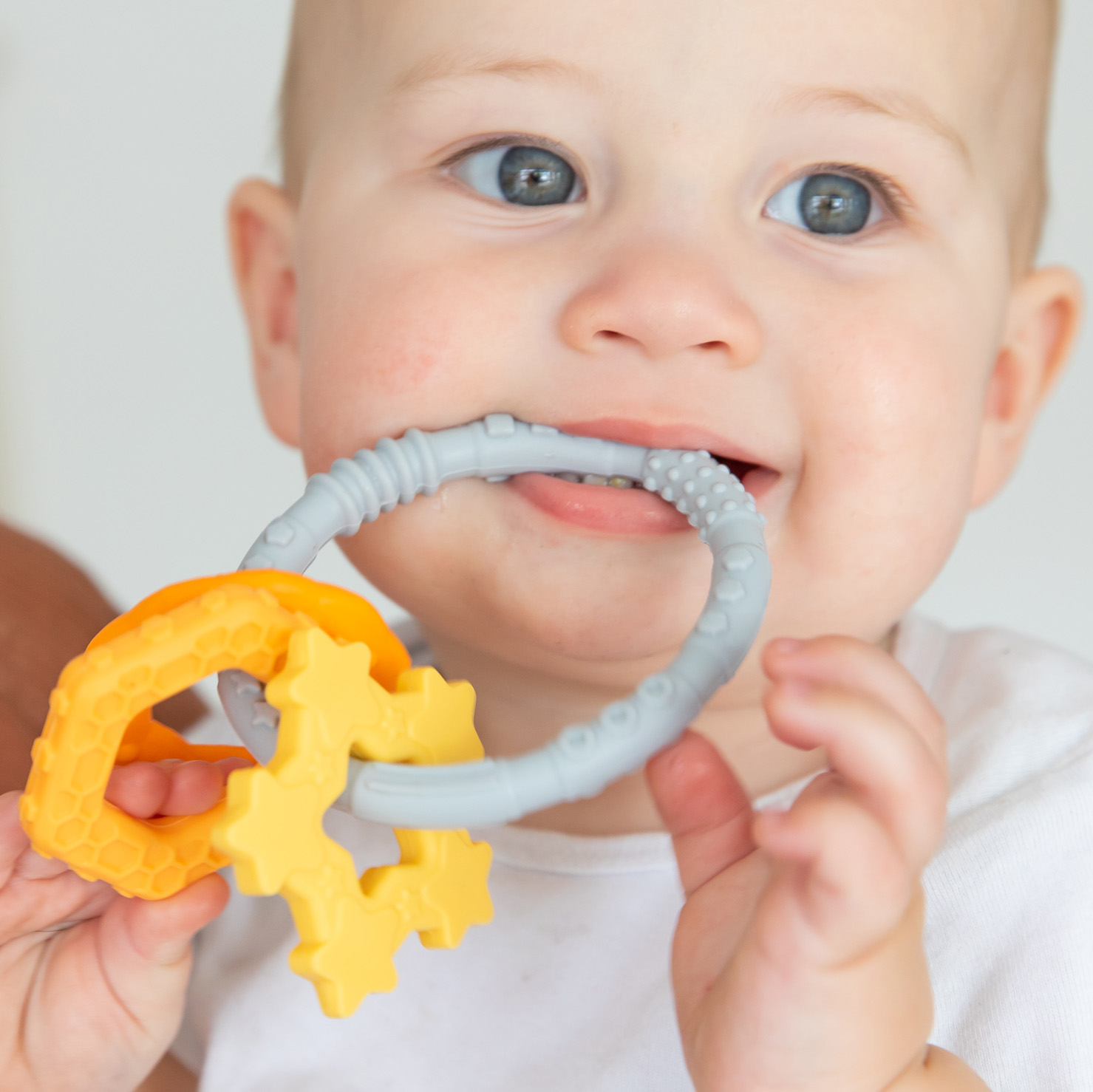 Silicone Teething Charms - Orange