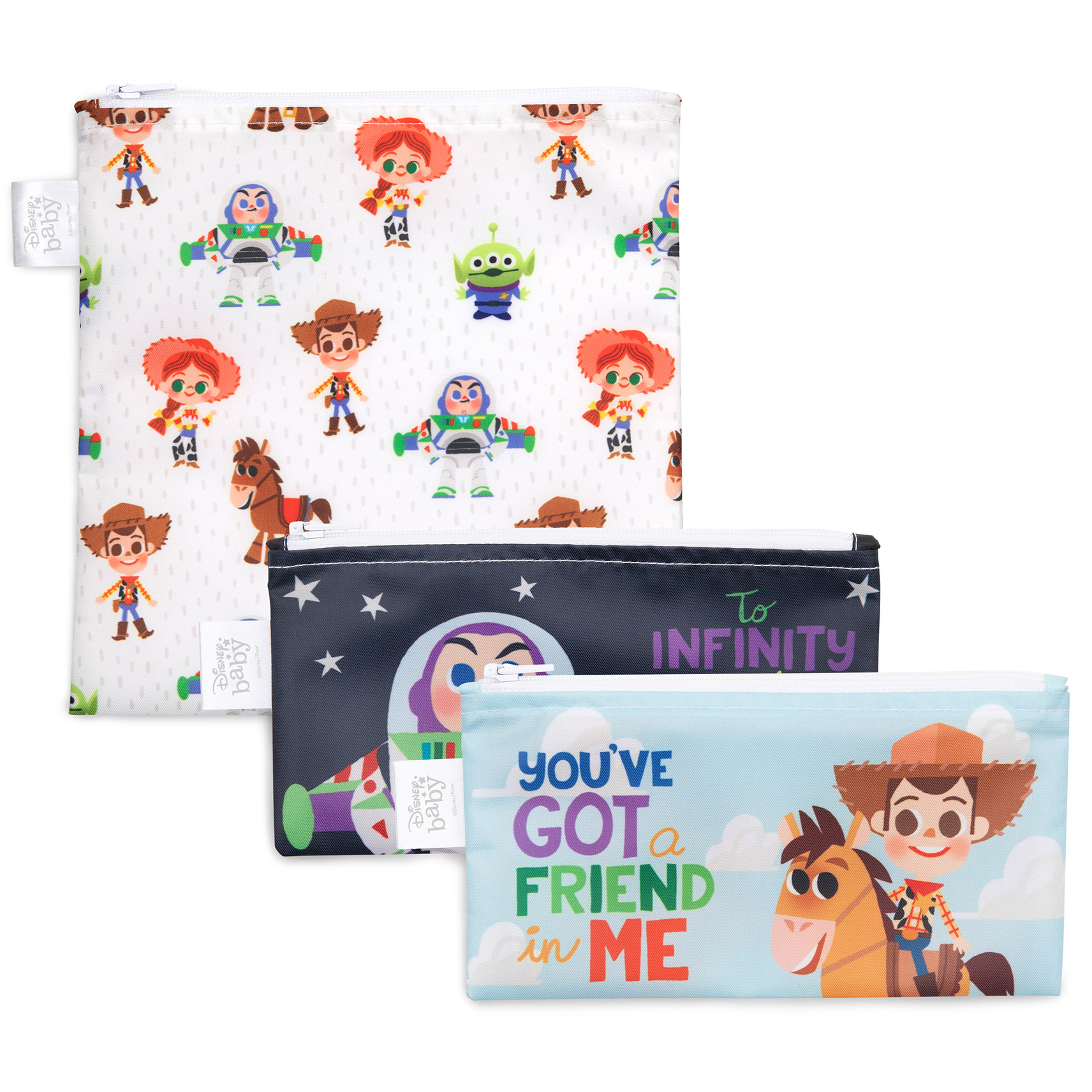 Deuxième chance (sans emballage d'origine) - Sac à collations (lot de 3) - Disney Toy Story