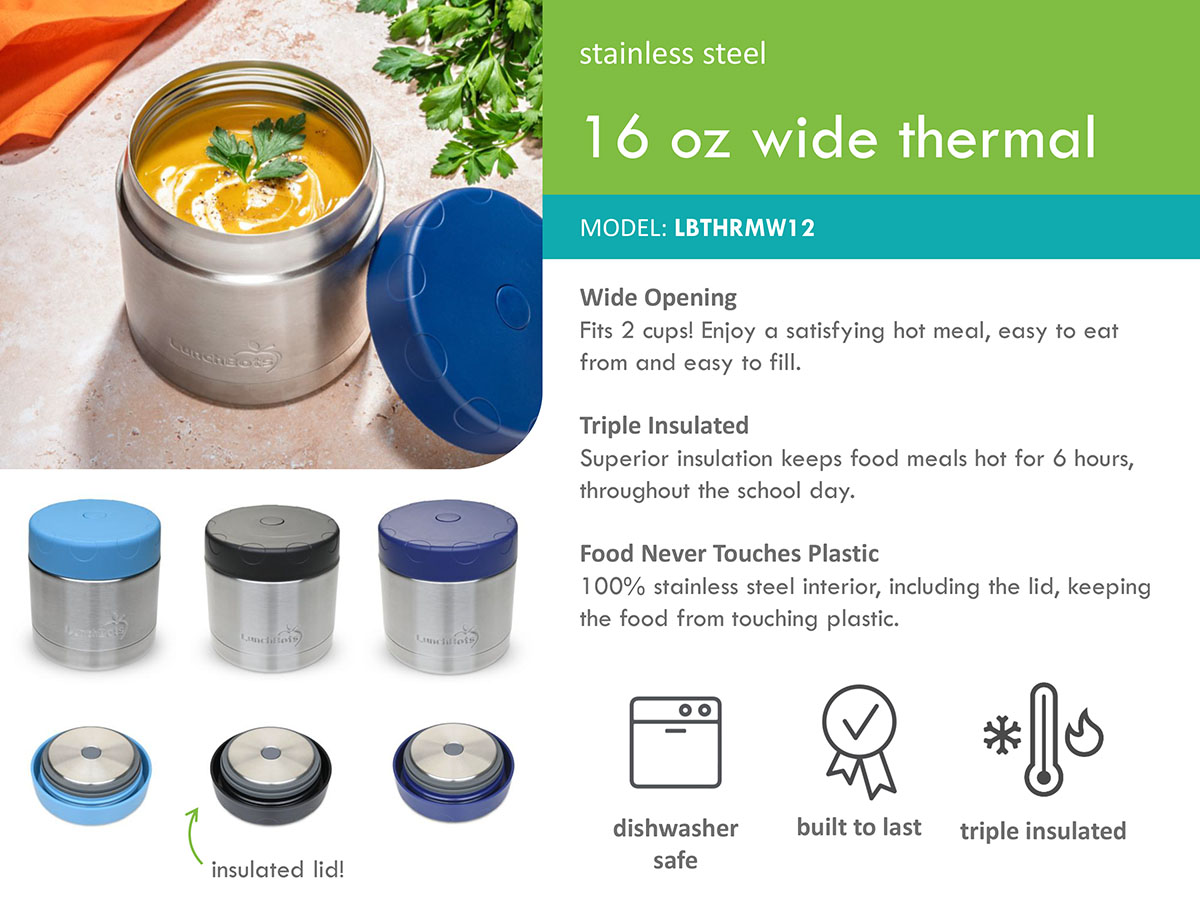 LunchBots Wide Thermal 470ml