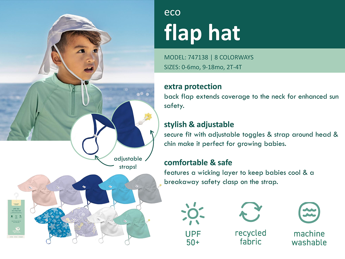 Green Sprouts Eco Flap Hats