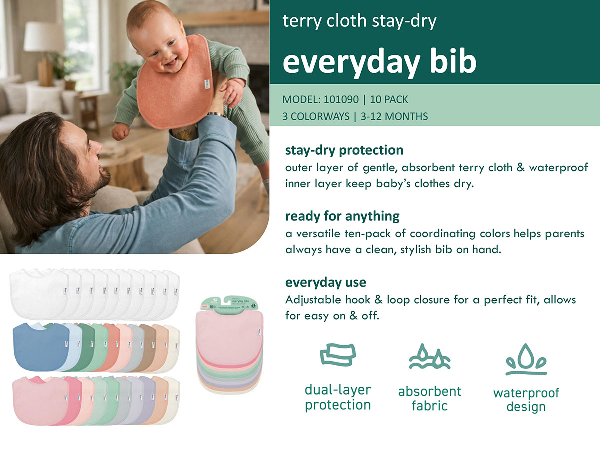 Green Sprouts Stay-dry Everyday Bibs