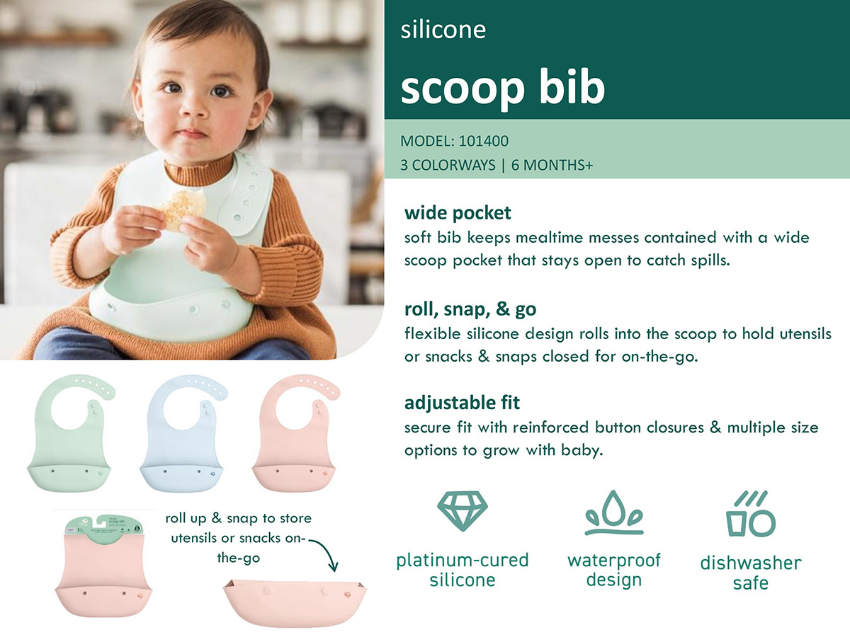 Green Sprouts Silicone Scoop Bibs