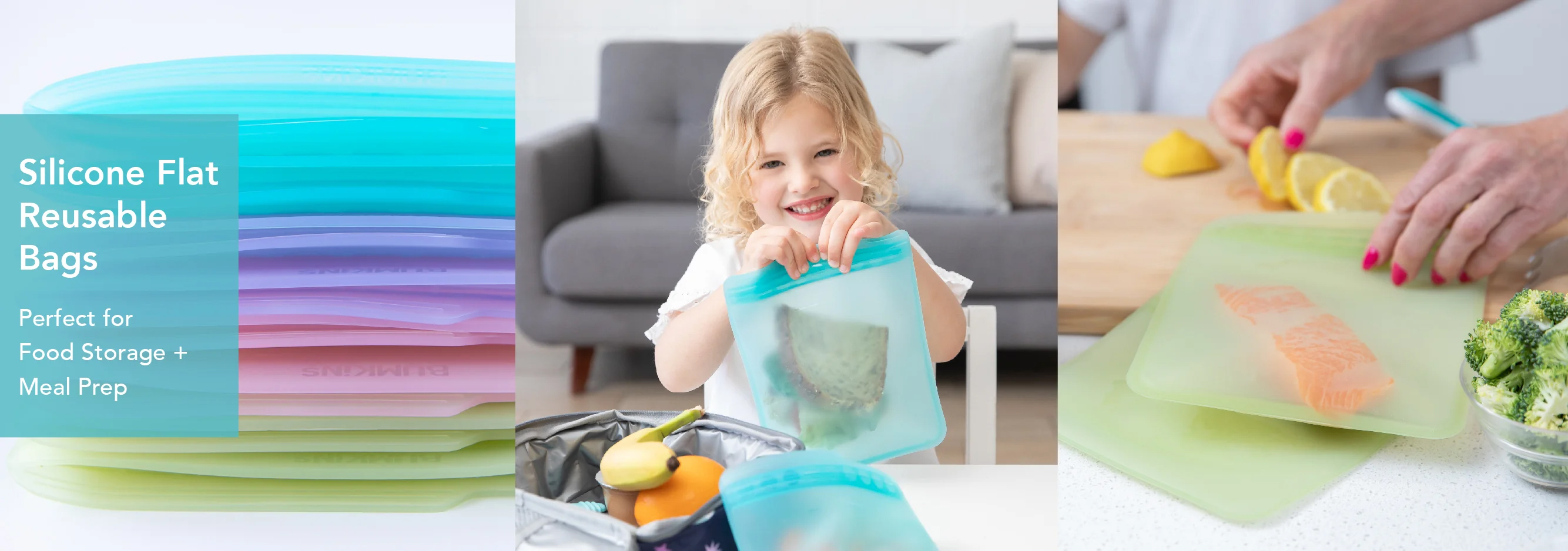 Bumkins Silicone Flat Reusabe Bags