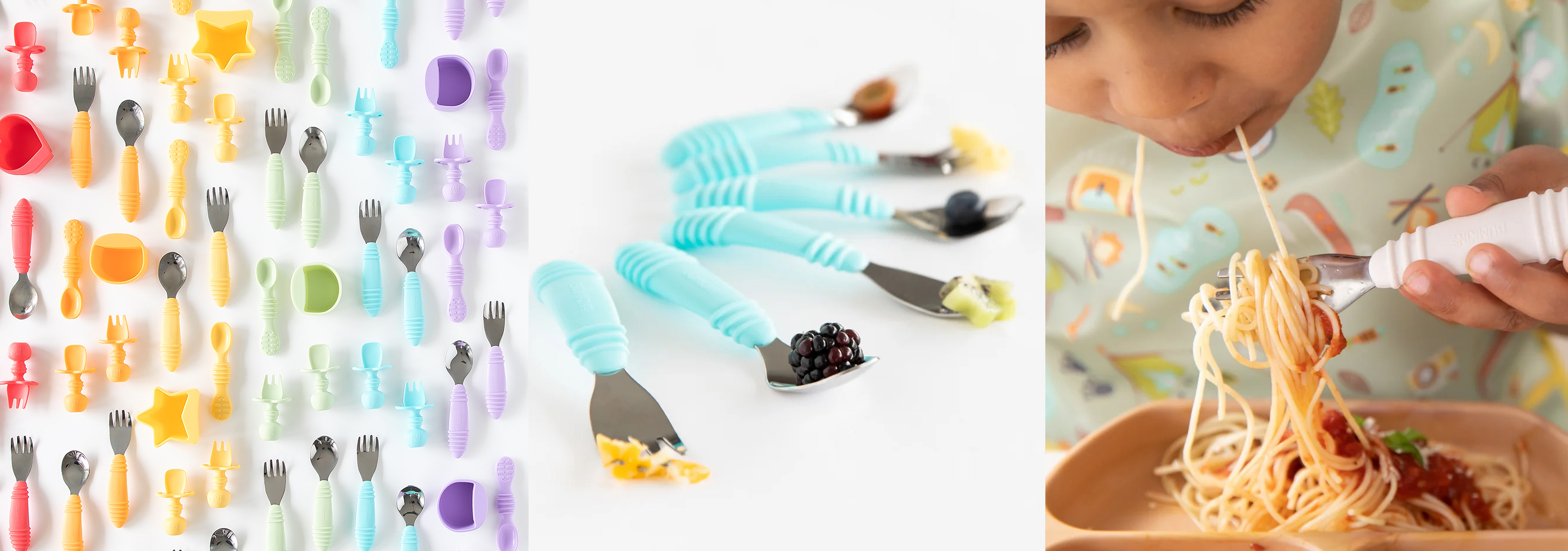 Bumkins Silicone Spoon and Fork