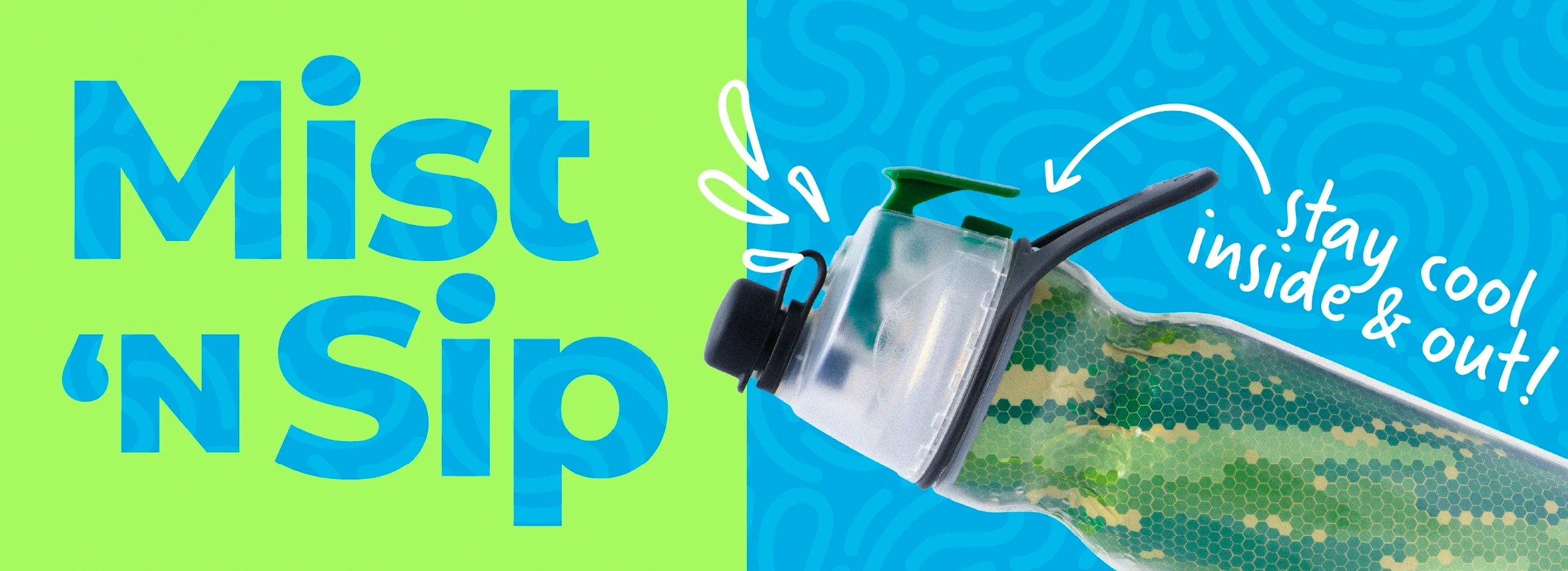 O2Cool Mist N Sip Bottles