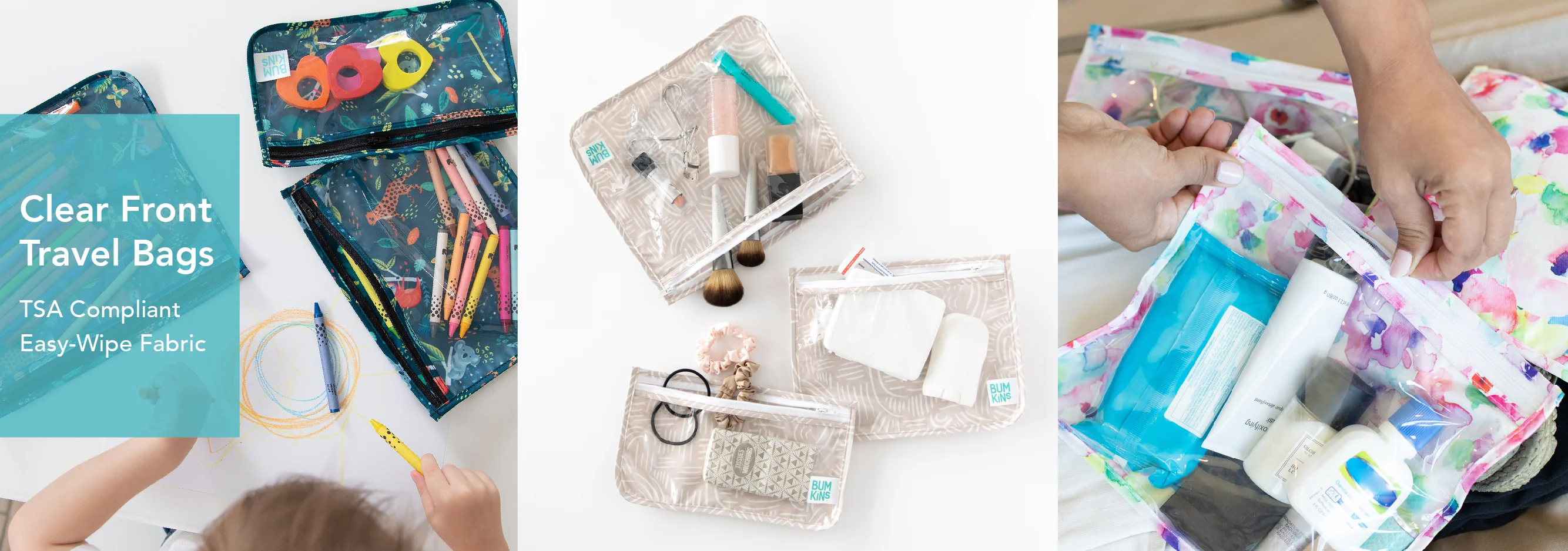 Bumkins Clear Front Travel Bags
