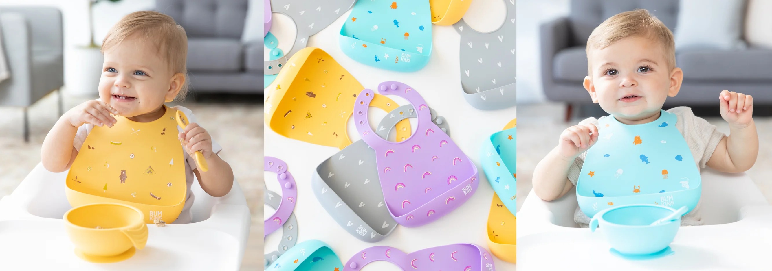 Bumkins Silicone Bibs