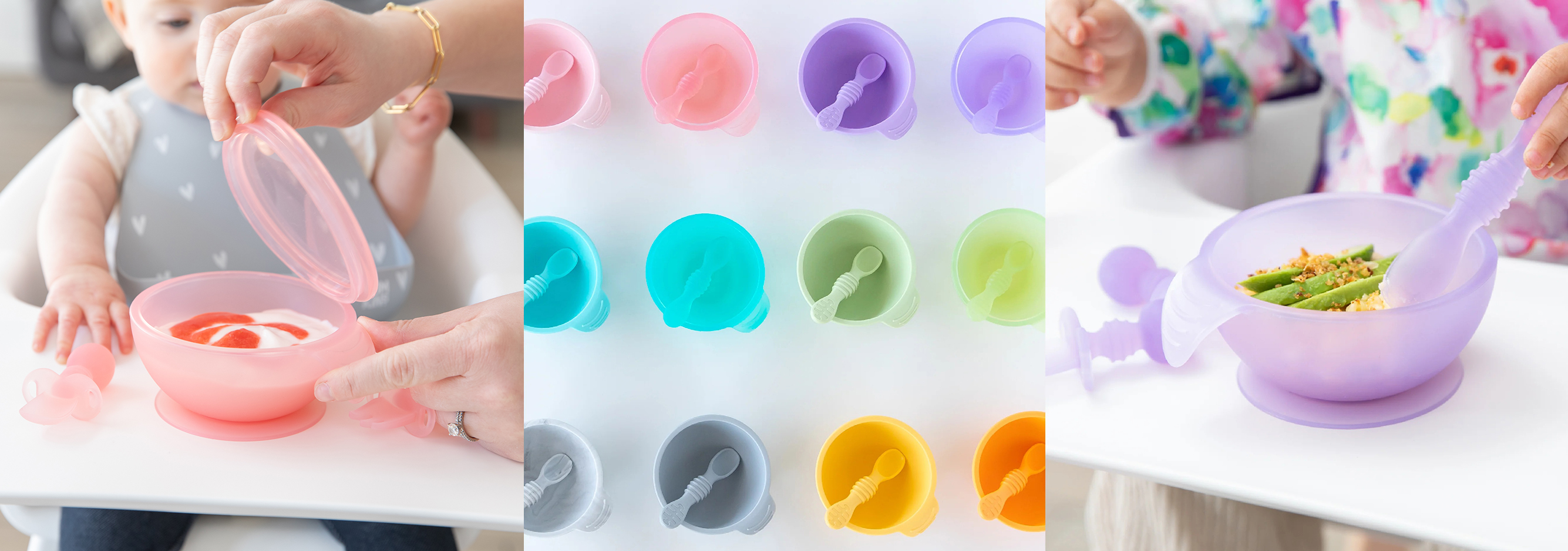 Bumkins Silicone First Feeding Sets