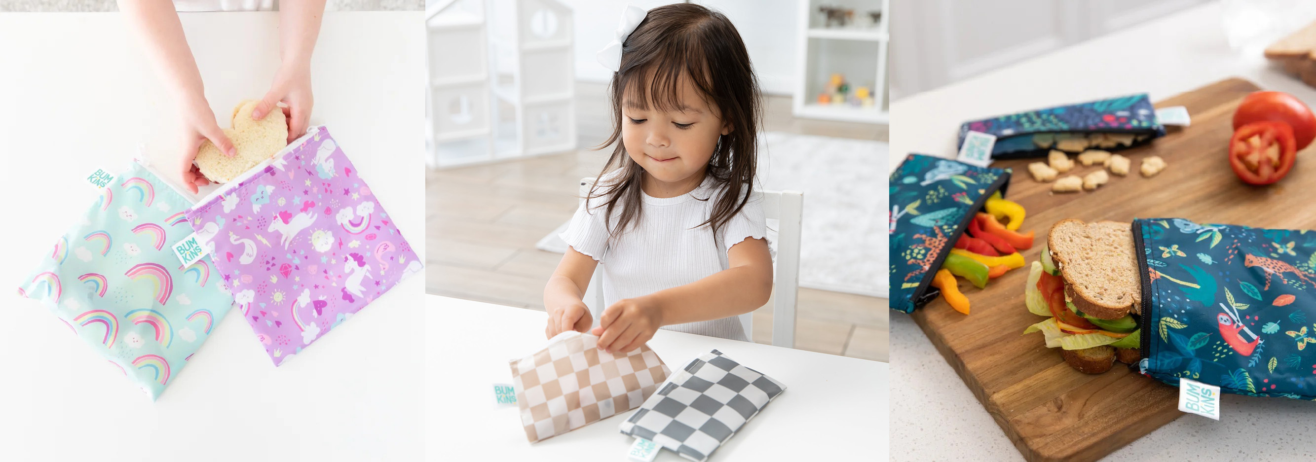 Bumkins & Roamio Reusable Snack Bags Bumkins & Roamio Reusable Snack Bags
